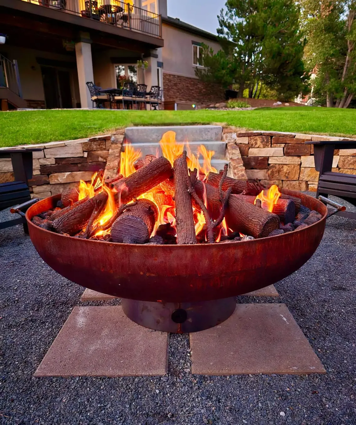 S&Amp;S Fire Pits Gas Log Set
