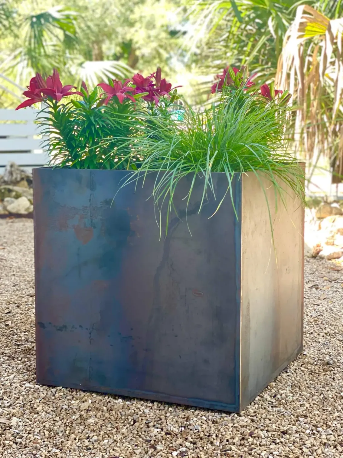 S&Amp;S Fire Pits Corten Box 24X24X