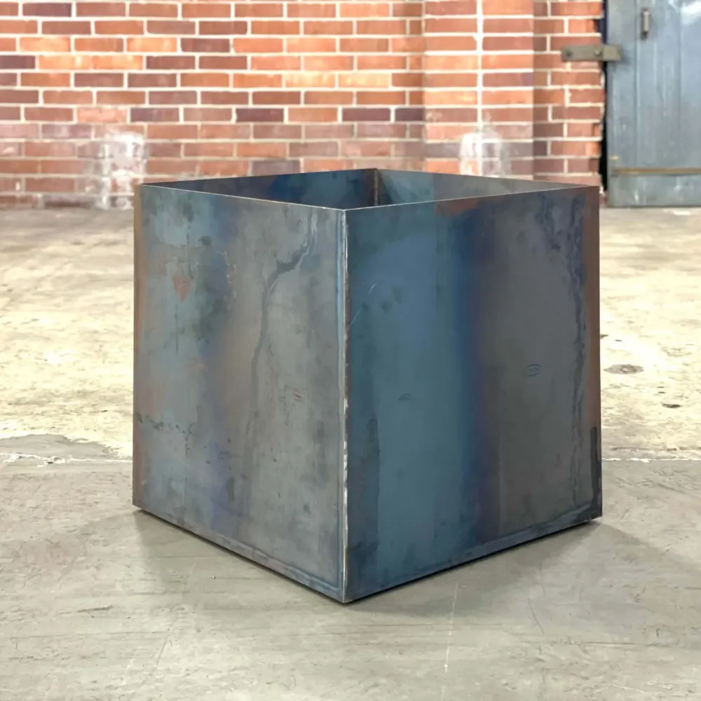 S&Amp;S Fire Pits X24X24 Corten Box Floating Scaled