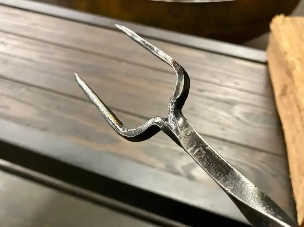 Carbon Steel Forged Meat Turning Fork - Image 2