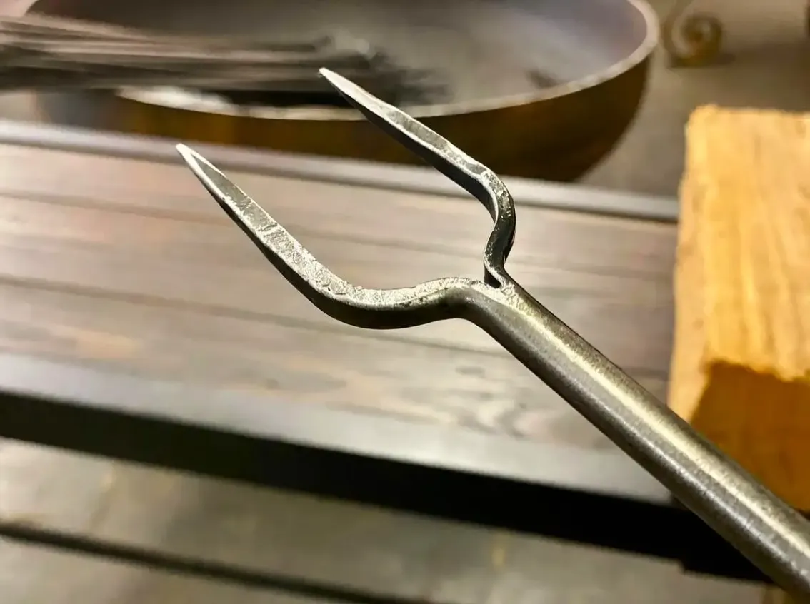 Set Of 2 Handcrafted Marshmallow And Hot Dog Forks