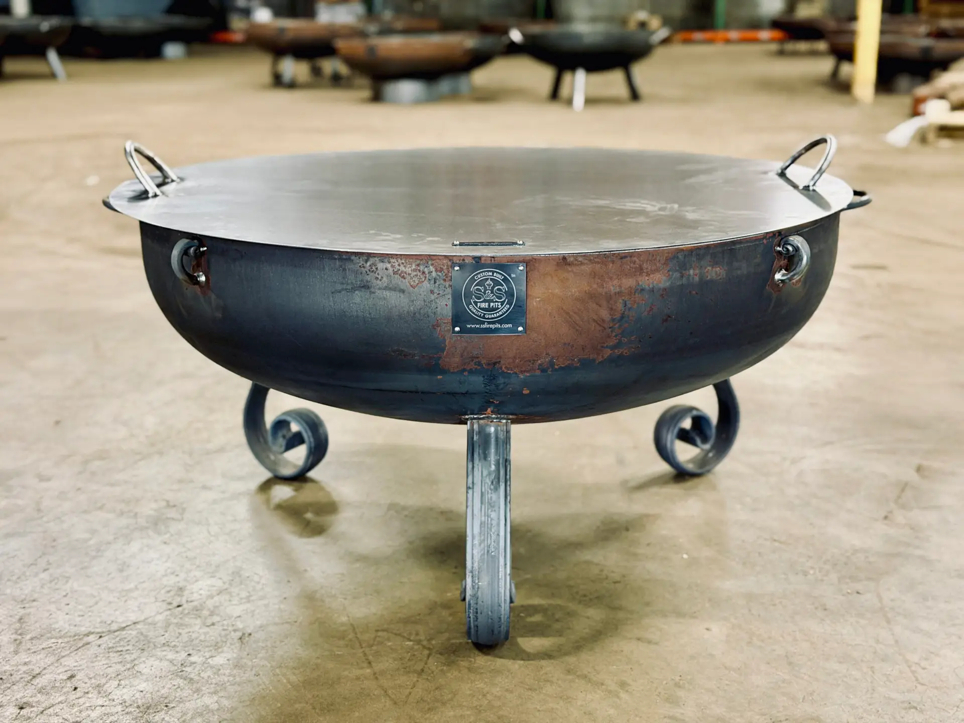 Handcrafted Snuffer Lid For Fire Pit